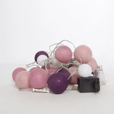 Guirlande lumineuse (Rose, Violet, Blanc) de Rusta