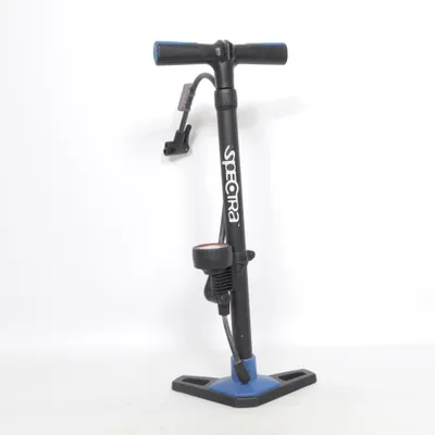 Cykelpumpe (Sort, Blå) fra Spectra