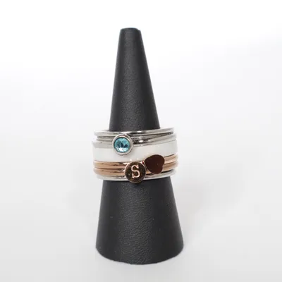 Ring (Meerkleurig) Onbekend materiaal