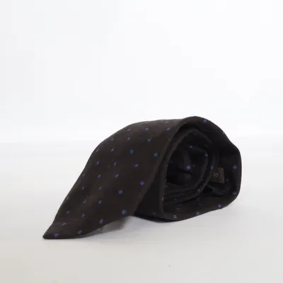 Stropdas (Zwart, Blauw) van Oscar Jacobson Linnen