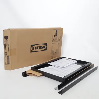 Bedside table (Black) from IKEA