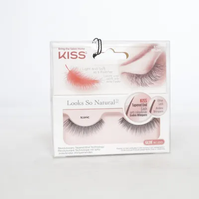 False lashes (Iconic) from Kiss