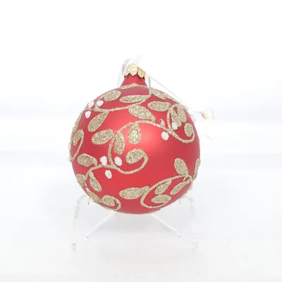 Julgranspynt (Röd, Guldfärgad) från Newport