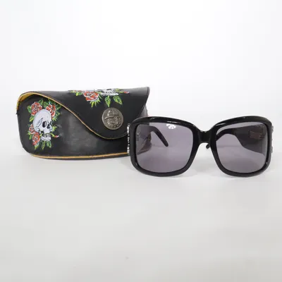 Sunglasses (Black, Multicolored) from EdHardy