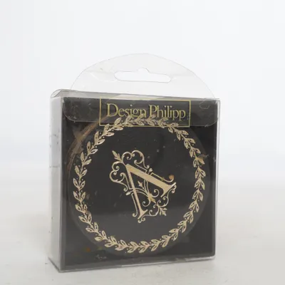Onderzetter (Zwart, Goud) van Design Philipp