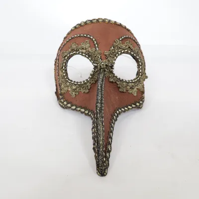 Masquerade mask (Brown, Multicolored)