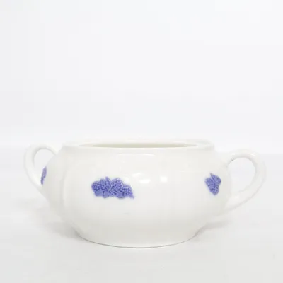 Sucrier (Blanc, Bleu) de Gustavsberg