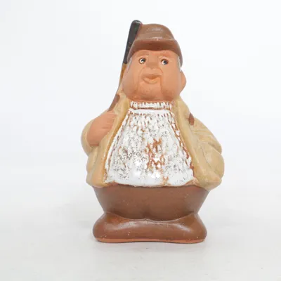 Figurine (Brown, Beige, White) from Nittsjö