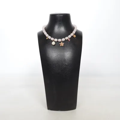 Halsband (Rosa, Guldfärgad) från Purelei Okänd metall