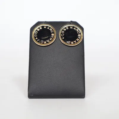 Øreringe (Sort, Guld) fra Marc by Marc Jacobs Ukendt metal