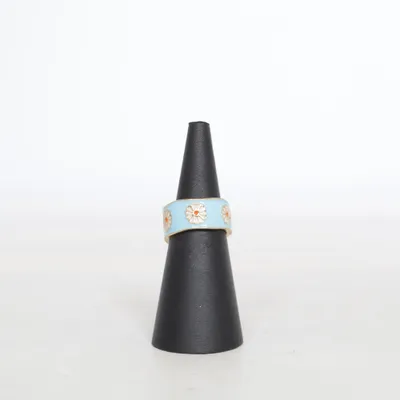 Ring (Blå, Guldfärgad, Flerfärgad) Okänd metall