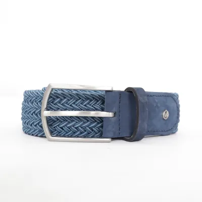 Riem (Blauw) van Mr Marvis Elastaan, Leer, Polyester