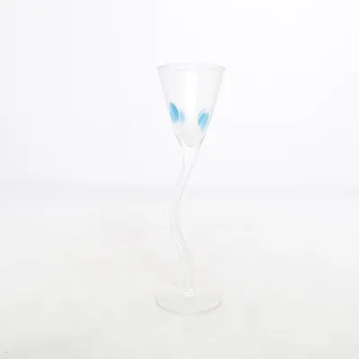Snapsglas (Transparent, Blå)
