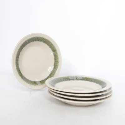 Diep bord (Beige, Groen)