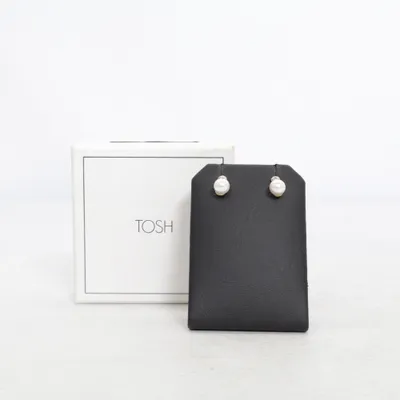 Boucles d'oreilles (Blanc) de Tosh Métal inconnu