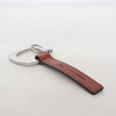 Nyckelfodral (Silverfärgad, Brun) från Georg Jensen