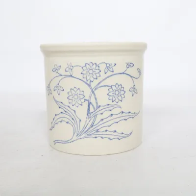 Vase (Beige, Blue) from Gustafsberg