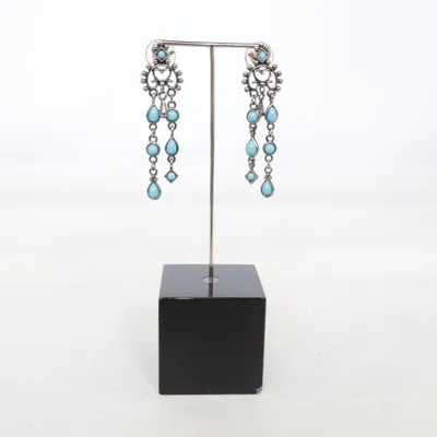 Örhängen (Silverfärgad, Turkos) från Oriflame Okänd metall