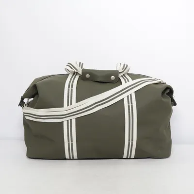 Sac de week-end (Vert, Beige) Polyester, Polyuréthane