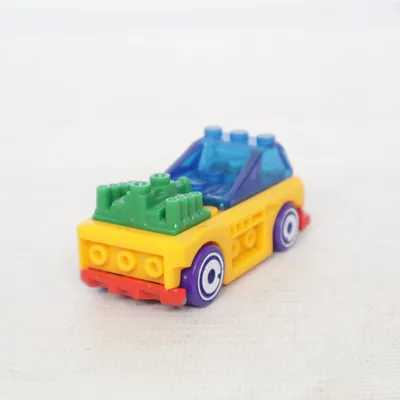 Leksaksbil (Gul, Blå, Grön) från Mattel