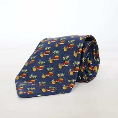 Slips (Blå, Flerfärgad) från Andrew's Ties Silke