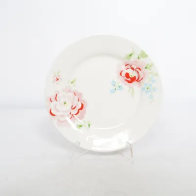 Plate (White, Multicolored) from Greengate