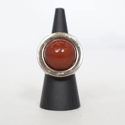 Ring (Yellow, Brown) Unknown metal