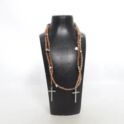Necklace (Beige) from OXXO Unknown metal