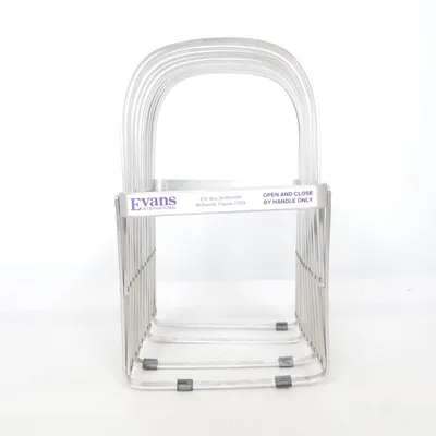 Présentoir à journaux (Vintage: International Magazine Rack 70s, Space Age Aluminium,  US-Designklassiker, ausziehbarer  Zeitungshalter/  Magazinhalter, Ikonisches 70er Jahre Design.  ) de Evans