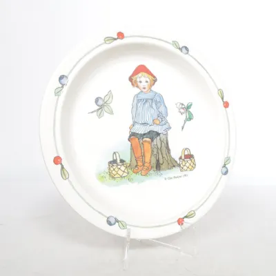 Assiette (Blanc, Multicolore) de Elsa Beskow