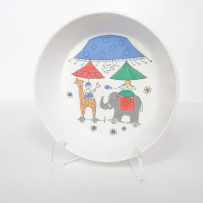 Bowl (White, Multicolored) from Gustavsberg