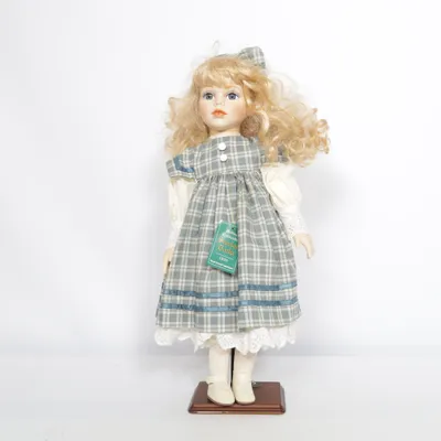 Porcelain doll (Blue, White, Multicolored) from Halens