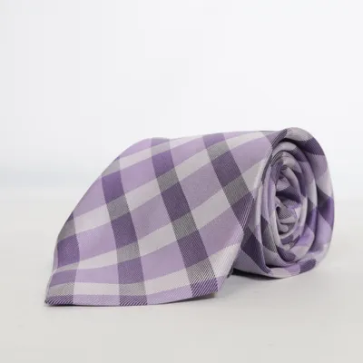 Tie (Purple, Gray) from Atlas Design Silk