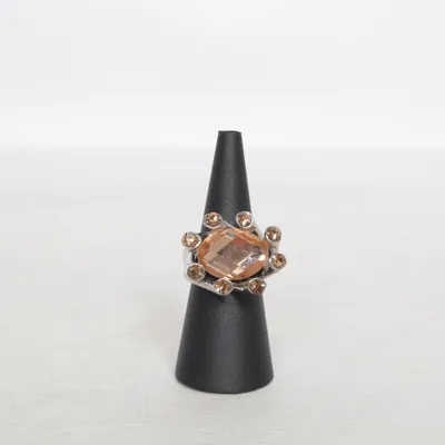 Ring (Zilver, Bruin) Onbekend materiaal