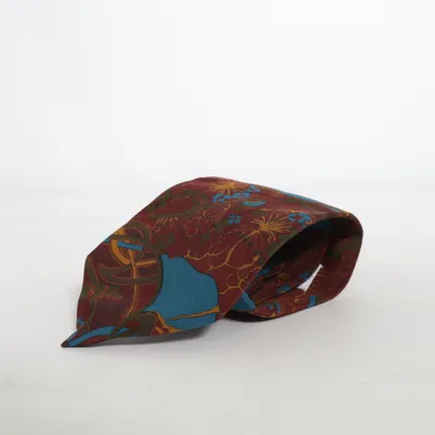 Cravate (Rouge, Multicolore) de Jean Claire Soie