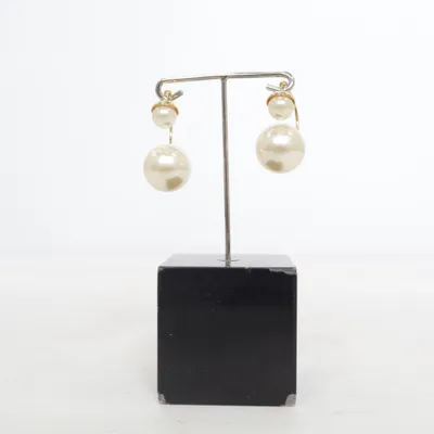 Boucles d'oreilles (Or, Blanc) de Laura Acier inoxydable