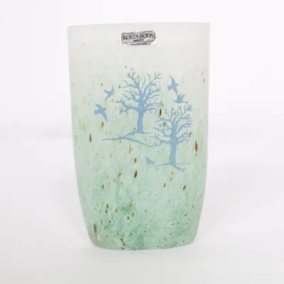 Vase (Green, White, Multicolored) from Kosta Boda