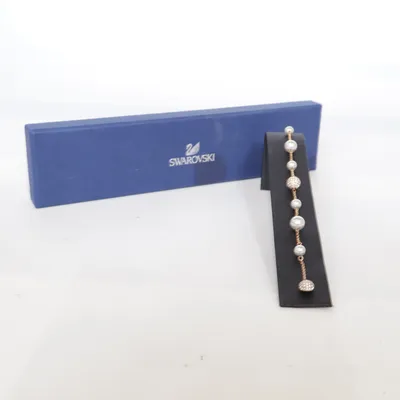 Bracelet (Gold, White) from Swarovski Unknown metal