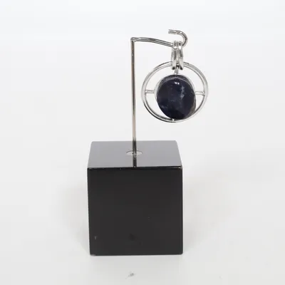 Hänge (Silverfärgad, Blå) Okänd metall