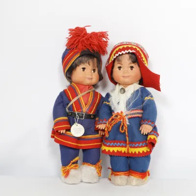 Poupée (Bleu, Rouge, Jaune) de Karesuando Slöjd