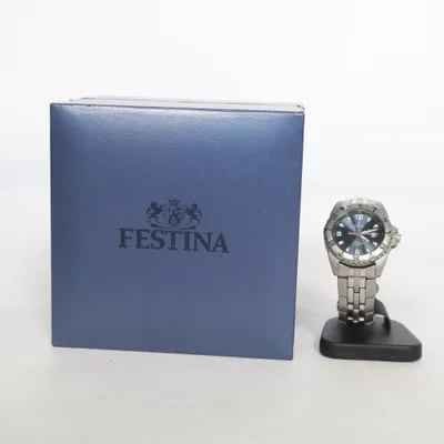 Armbandsur (Blå, Silverfärgad) från Festina