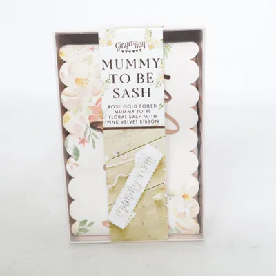 Kostuum accessoires (Mummy To Be Sash) van Ginger Ray