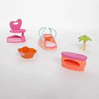 Poppenhuis meubels (Roze, Meerkleurig) van Hasbro