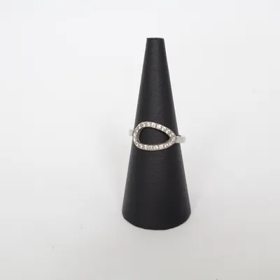 Ring (Silverfärgad, Transparent) från Edblad Okänd metall