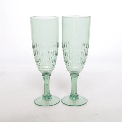 Champagneglas (Grön)