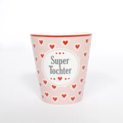 Tasse (Rose, Blanc) de Krasilnikoff
