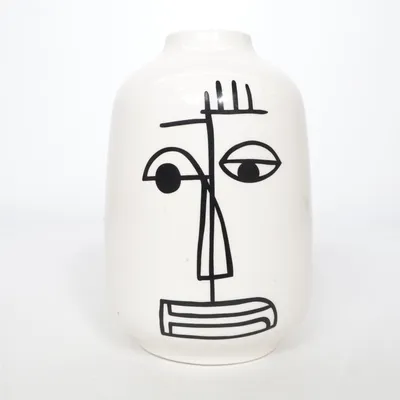 Vase (White, Black) from Form Living
