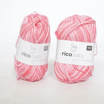 Garn (cotton soft print dk) fra Rico Design