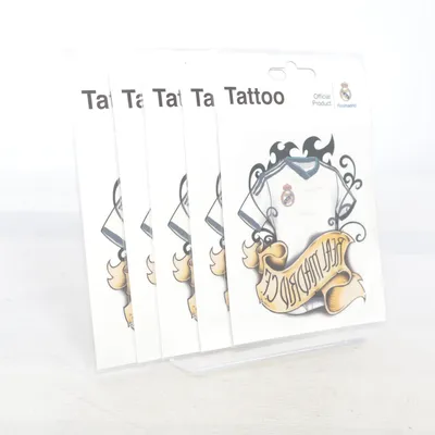 Temporära tatueringar (Vit) från Real Madrid