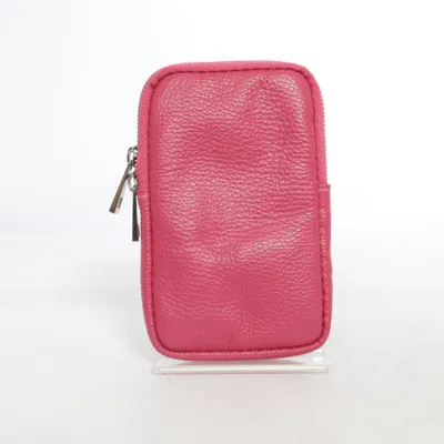 Sac pour téléphone (Rose) de Borse in Pelle Cuir